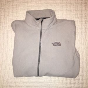 North Face zip up fleece jacket